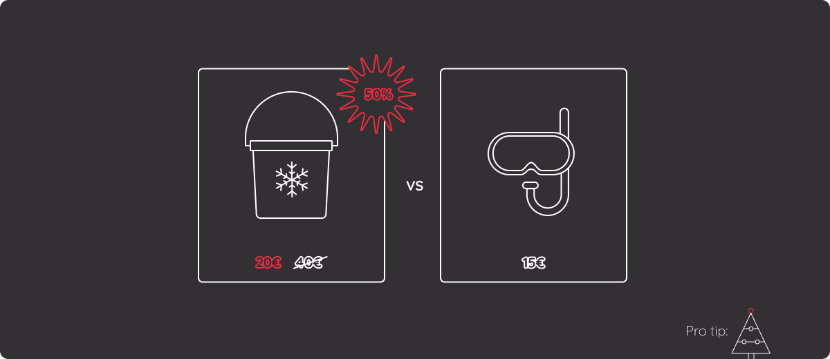 Kleur je kortingen black friday campagne