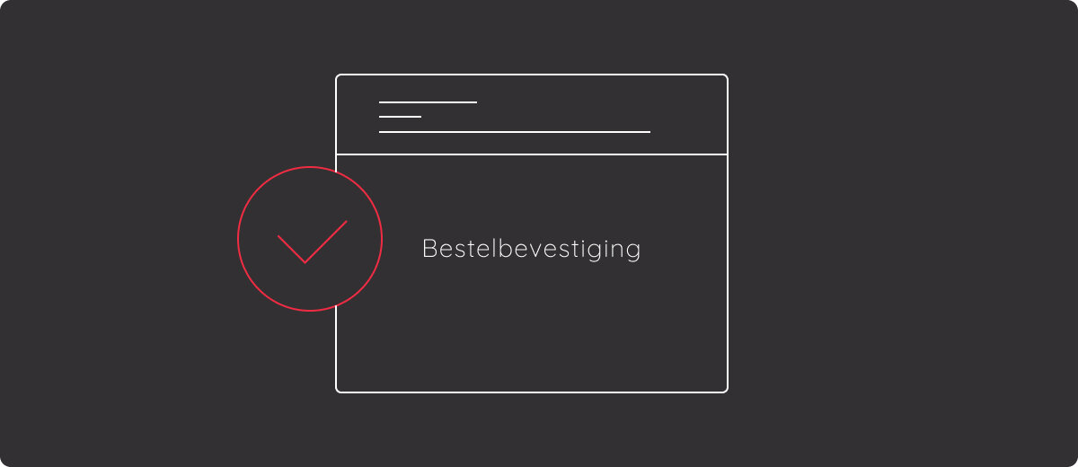 Bestelbevestiging black friday campagne